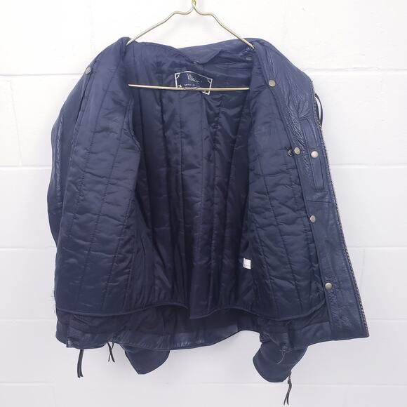 Harley Davidson Willie G Vintage Fringe Leather Motorcycle Biker Women's Jacket - Picture 9 of 16